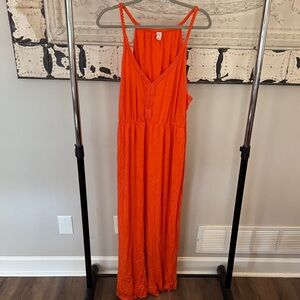 Old Navy Bright Orange Dress